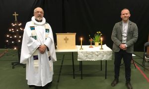 Guðþjónustu á páskadag